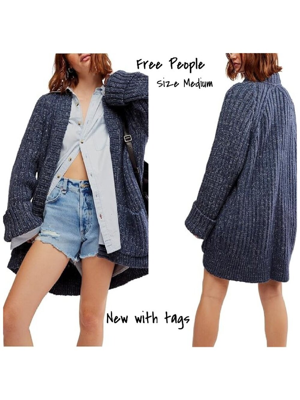 Free People Blossom Cardigan Sweater for Women - New with Tags, Medium Size - Picture 1 of 7